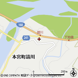 和歌山県田辺市本宮町請川327周辺の地図