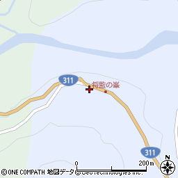 和歌山県田辺市本宮町渡瀬798周辺の地図