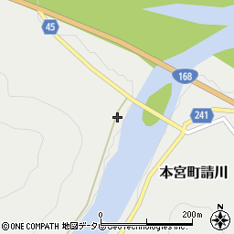 和歌山県田辺市本宮町請川177周辺の地図