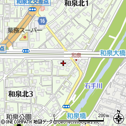 柳井紙工株式会社　松山営業所周辺の地図