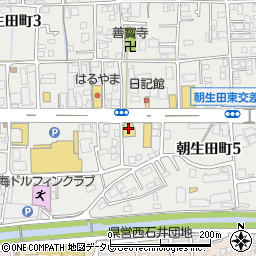 ココス朝生田店周辺の地図