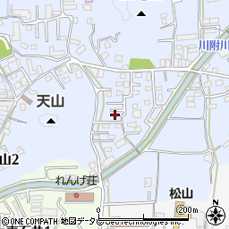 愛媛県松山市福音寺町706-8周辺の地図