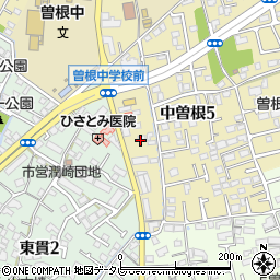 松ケ中荘周辺の地図