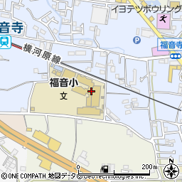 松山市立福音小学校周辺の地図