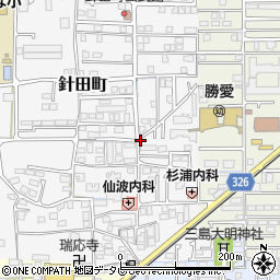 島田理容所周辺の地図