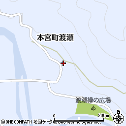 和歌山県田辺市本宮町渡瀬253周辺の地図