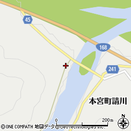 和歌山県田辺市本宮町請川176周辺の地図