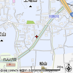 愛媛県松山市福音寺町585-8周辺の地図