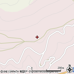 和歌山県田辺市中辺路町野中2007周辺の地図