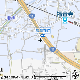 愛媛県松山市福音寺町486周辺の地図