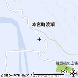 和歌山県田辺市本宮町渡瀬263周辺の地図