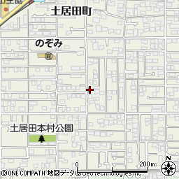 松山土居田郵便局 ＡＴＭ周辺の地図
