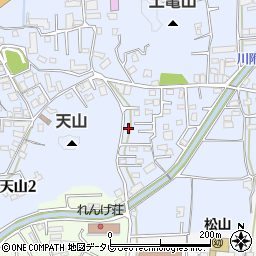 愛媛県松山市福音寺町706-3周辺の地図