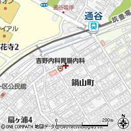 山名眼科医院周辺の地図