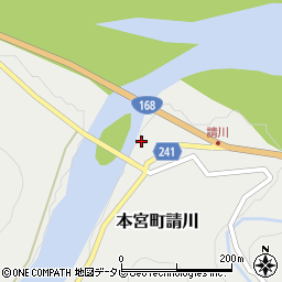 和歌山県田辺市本宮町請川285周辺の地図