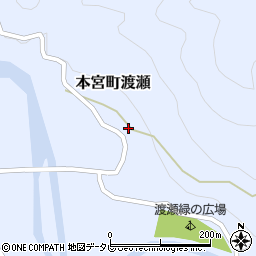 和歌山県田辺市本宮町渡瀬254周辺の地図