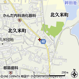 茜屋松山本店周辺の地図