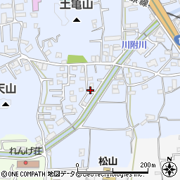 愛媛県松山市福音寺町585-9周辺の地図