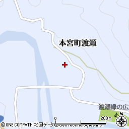 和歌山県田辺市本宮町渡瀬277周辺の地図