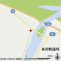 和歌山県田辺市本宮町請川169周辺の地図