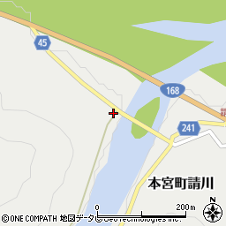 和歌山県田辺市本宮町請川170周辺の地図