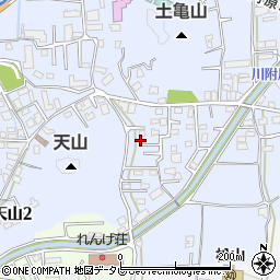 愛媛県松山市福音寺町707-5周辺の地図