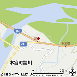 和歌山県田辺市本宮町請川330周辺の地図