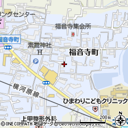 愛媛県松山市福音寺町77周辺の地図