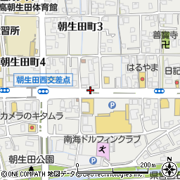 朝生田町三丁目周辺の地図
