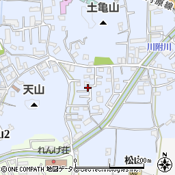 愛媛県松山市福音寺町707-2周辺の地図