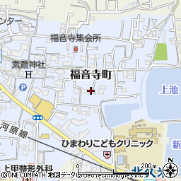 愛媛県松山市福音寺町102-10周辺の地図