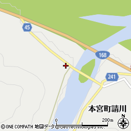 和歌山県田辺市本宮町請川168周辺の地図