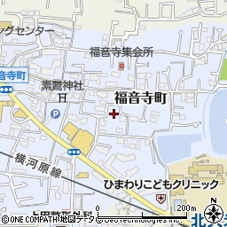愛媛県松山市福音寺町78周辺の地図