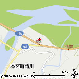 和歌山県田辺市本宮町請川326周辺の地図