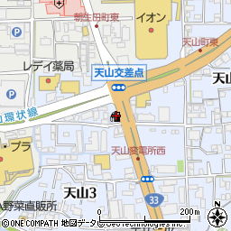 ＥＮＥＯＳ松山南ＳＳ周辺の地図