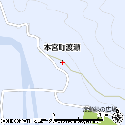 和歌山県田辺市本宮町渡瀬260周辺の地図