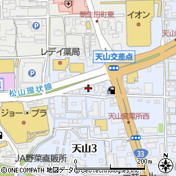 株式会社ＮＹホーム　松山南店周辺の地図