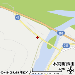 和歌山県田辺市本宮町請川167周辺の地図