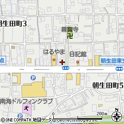 ソフトバンク朝生田店周辺の地図