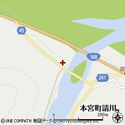 和歌山県田辺市本宮町請川159周辺の地図