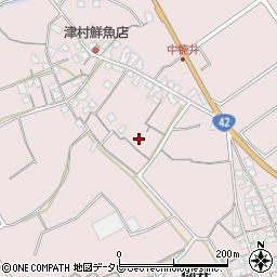 和歌山県御坊市名田町楠井257周辺の地図