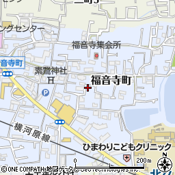 愛媛県松山市福音寺町78-7周辺の地図