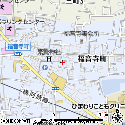 愛媛県松山市福音寺町111-1周辺の地図