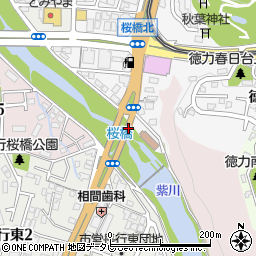 第一桜橋周辺の地図
