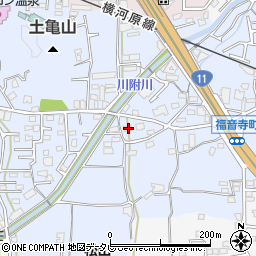 愛媛県松山市福音寺町570周辺の地図