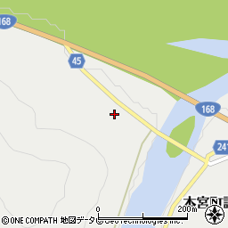 和歌山県田辺市本宮町請川124周辺の地図
