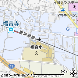 愛媛県松山市福音寺町324-7周辺の地図