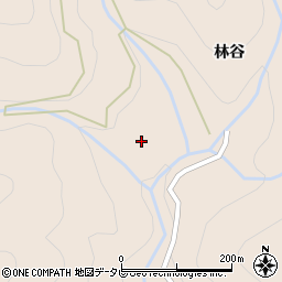 徳島県那賀町（那賀郡）白石（竹屋敷）周辺の地図