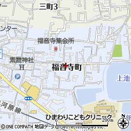 愛媛県松山市福音寺町107-2周辺の地図
