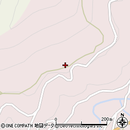 和歌山県田辺市中辺路町野中1396周辺の地図